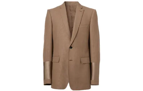Burberry Business Suits Men's Walnut Suit Collar Moderate