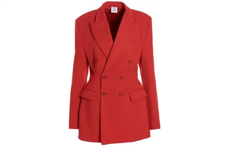 Vetements Business Suits Men's Red Moderate