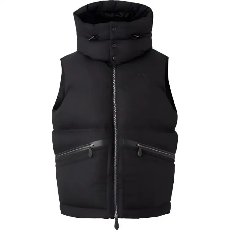 Burberry Vests Men's Black Detachable Hood Moderate Other