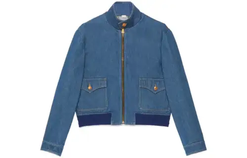GUCCI FW22 Lovelight Denim Jacket Men's Blue