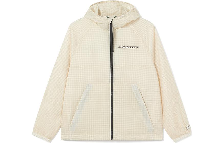Куртка LACOSTE Hooded Jacket (кремовая)