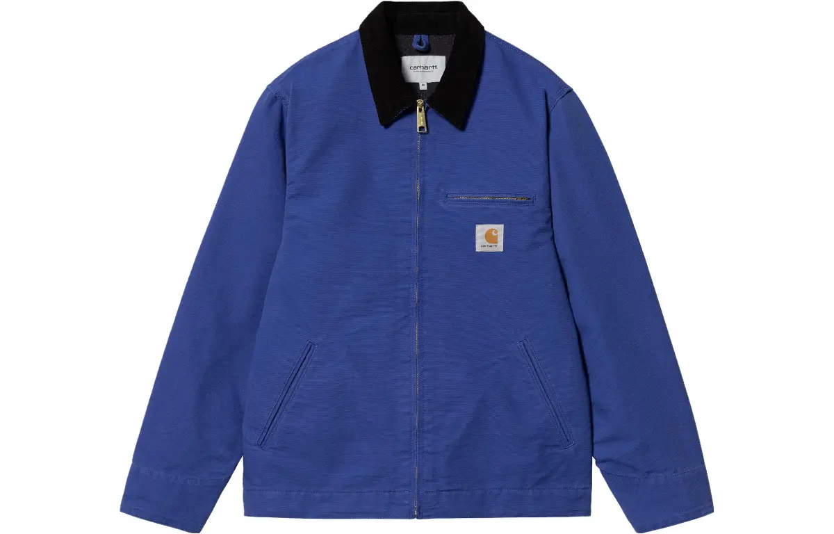 Carhartt WIP Jackets Men's Blue Lapel Moderate Other