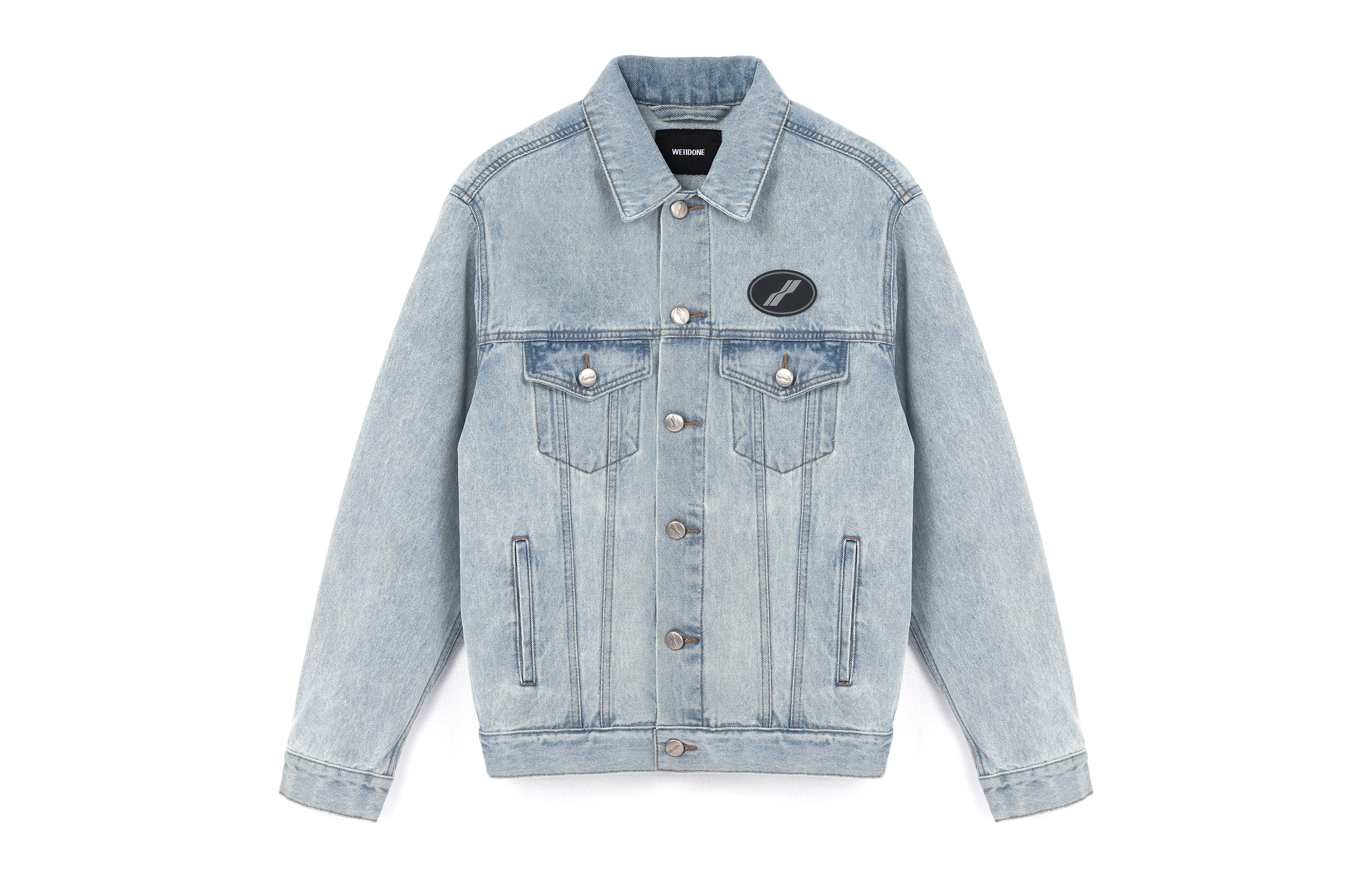 ★E.B.M★ Overfit crop denim jacket EMP2DJK020 Imily Bela Womens Oversized Short Sleeve Denim Jackets