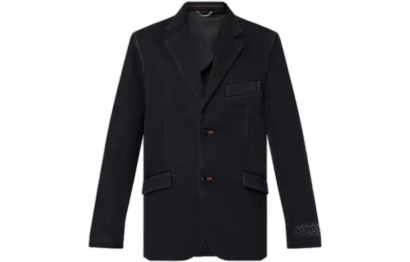 LOUIS VUITTON Denim Jacket Men's Black