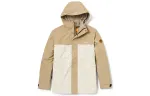 Timberland Outdoor Hiking Waterproof And Windproof To Keep Warm Windbreaker Jacket Men's Bean Paste/Smoke White