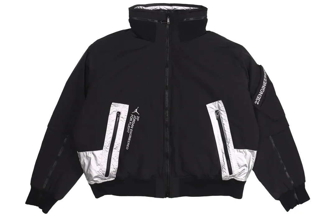 Jordan Down Jackets Men's Black Stand Collar Thickened Other