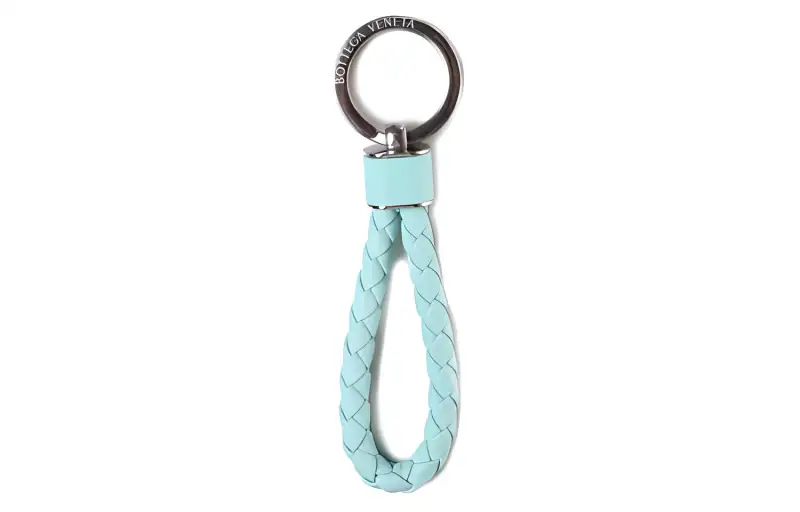 Bottega Veneta Keychains Unisex Light Blue