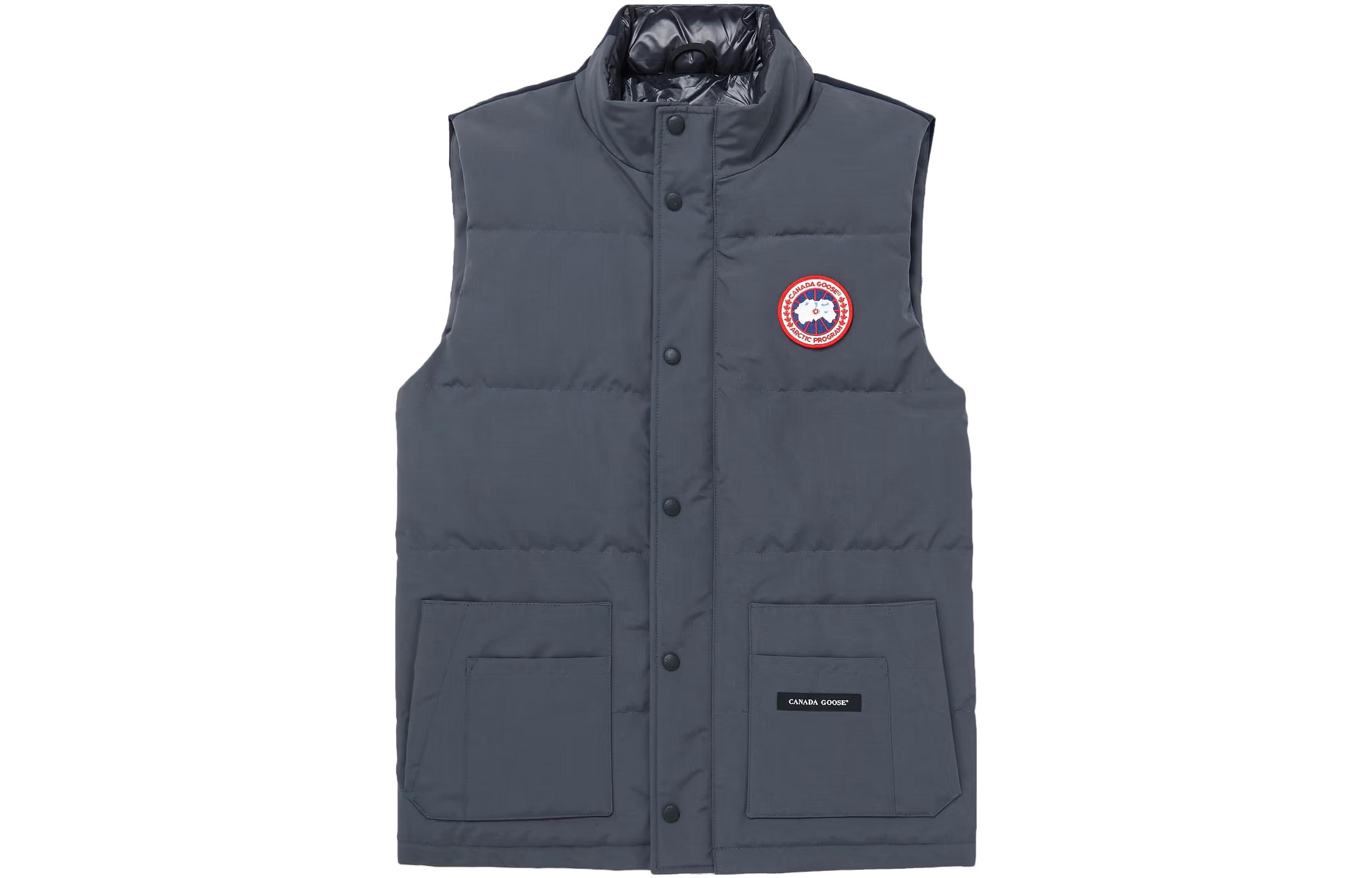 Canada Goose Canada Goose Freestyle Series Red Label Logo Badge Stand Collar Waterproof Duck Down Down Vest Same Style for Men and Women