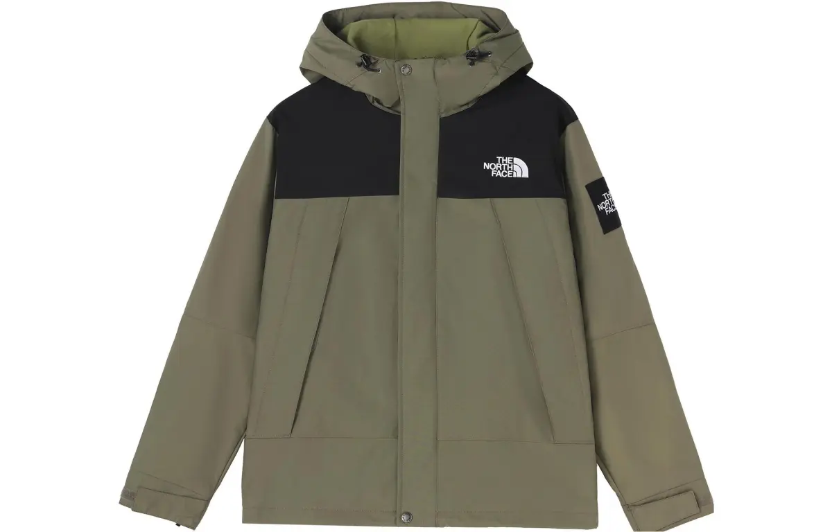 THE NORTH FACE Jackets Unisex Gray Green Hooded Moderate Other