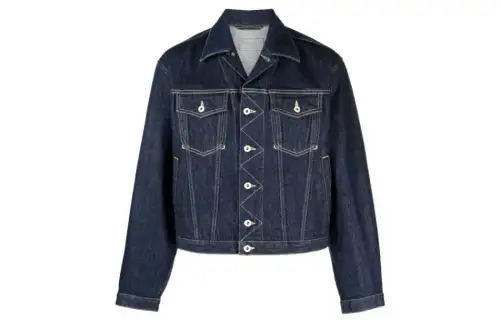 Kenzo contrast-stitch denim jacket