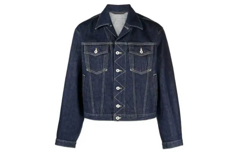 Kenzo contrast-stitch denim jacket