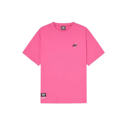 New Balance UNI Beach Run T Shirt Unisex 27 Dark Pink