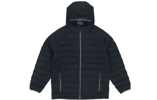 Under Armour Stretch Down Jackets Men's Black Hooded Moderate Other