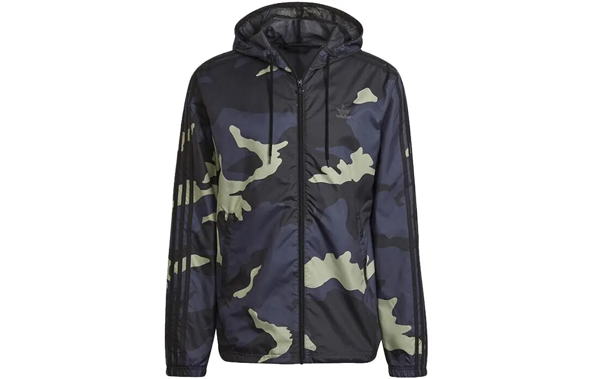 Adidas Originals Graphics Camo Jackets Men's Camouflage Hooded Moderate Other