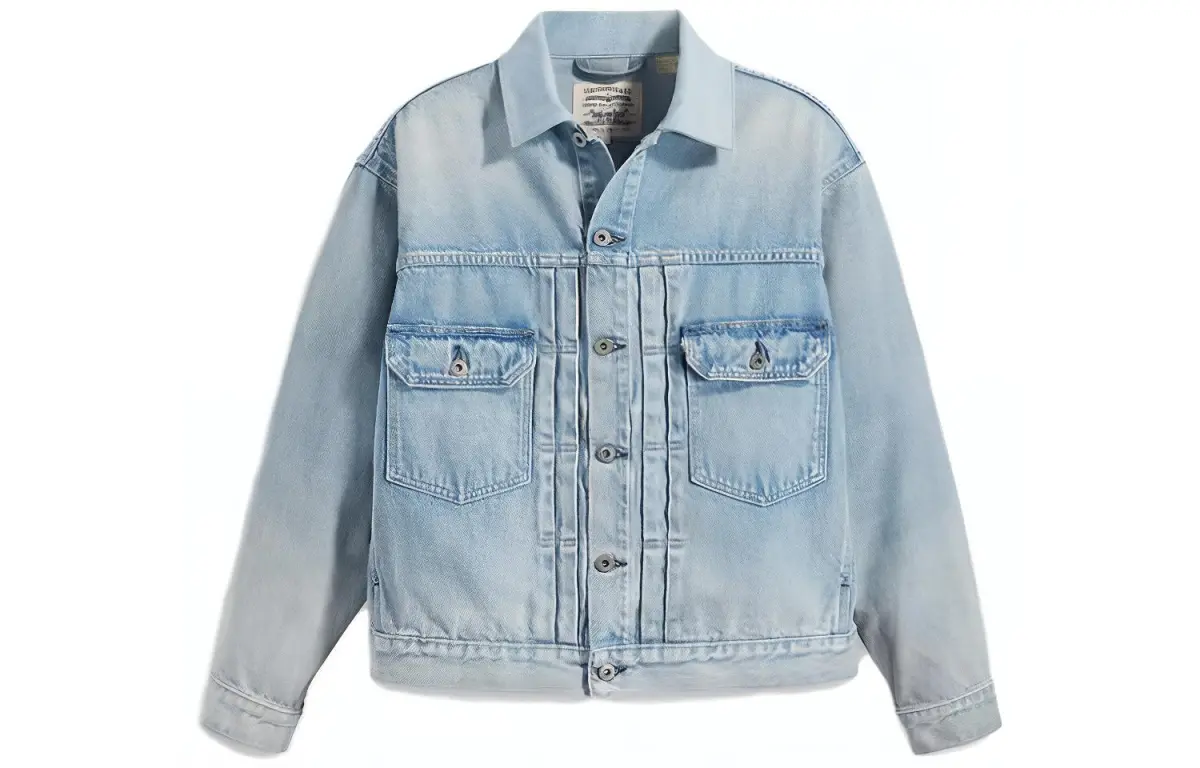 Levi's Denim Jackets Men's Blue Lapel Moderate Other