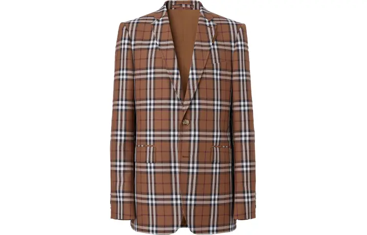 Burberry Business Suit Coat Men's Dark Birch Brown