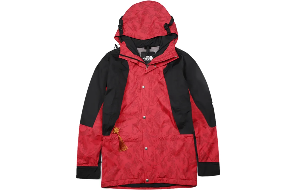 THE NORTH FACE Urban Exploration Outdoor Hiking Waterproof, Windproof, And Breathable Windbreaker Jacket Unisex Red