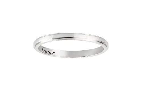 CARTIER D'Amour Collection Platinum Rings Unisex