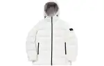 Li Ning Down Jackets Men's Feather White Hooded Moderate