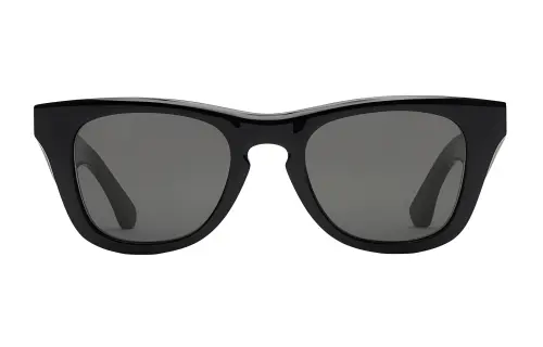 Burberry Acetate Irregular Shape Sunglasses Women's Black