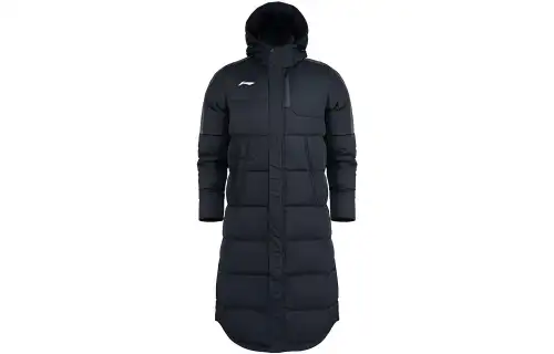 Li Ning Down Jackets Men's Black Hooded Moderate Other