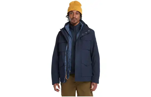 Timberland Waterproof And Windproof Windbreaker Jacket Men's Navy Blue
