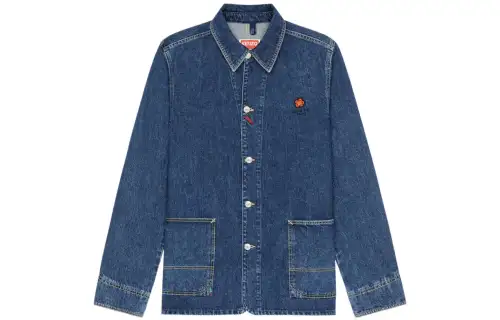 KENZO X Nigo Boke Flower Crest Denim Workwear Jacket
