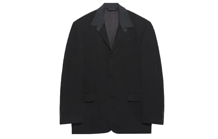 Balenciaga Business Suit Coat Unisex Black