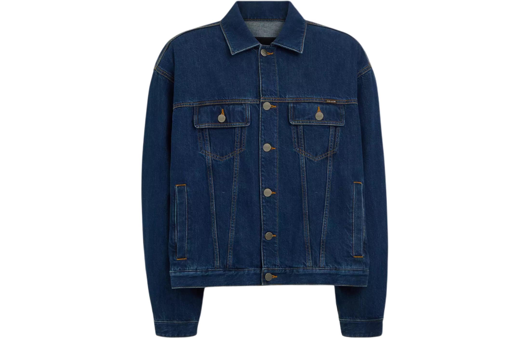 Мужская куртка COACH Denim Jacket (синяя)