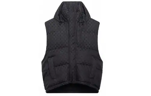GUCCI X Balenciaga Women'ss The Hacker Project Hacker Cocoon Puffer Gilet Vest