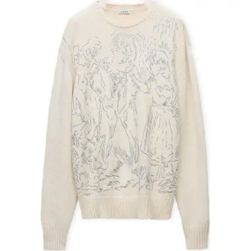 LOEWE SS25 Knitwear Men's Beige