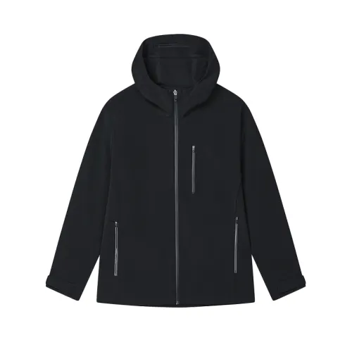 FILA Jackets Men's Jet Black Hooded Moderate Other