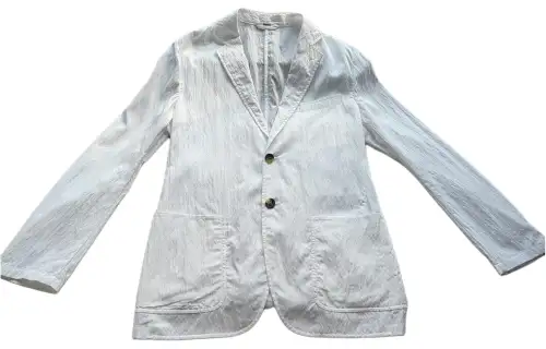 HERMES SS24 Business Suit Coat Men's White