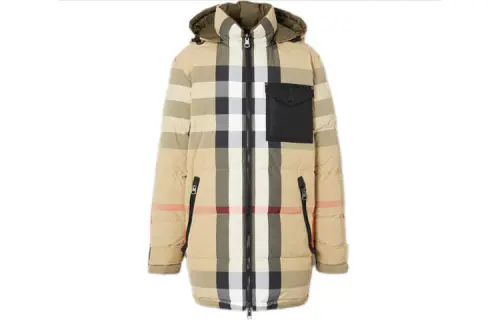 Burberry Down Jacket Men's Beige