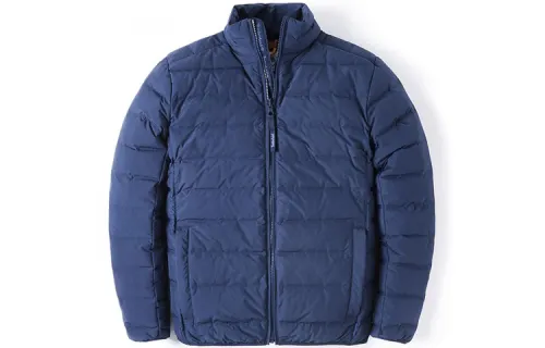 Timberland Down Jackets Men's Dark Sapphire Stand Collar Moderate Other