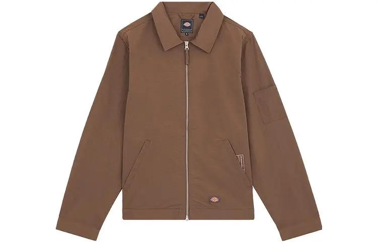 Dickies X POP TRADING COMPANY Joint Name Jacket Men's Drum Brown