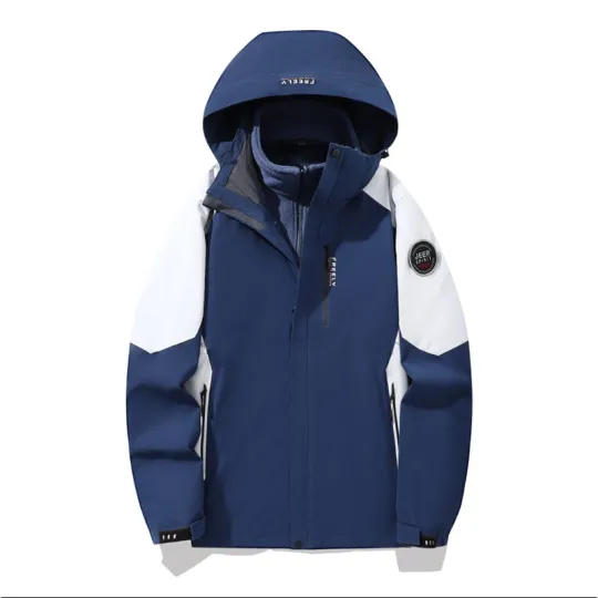 JEEP SPIRIT Waterproof, Windproof, Abrasion Resistant, Thermal Windbreaker Jacket Unisex