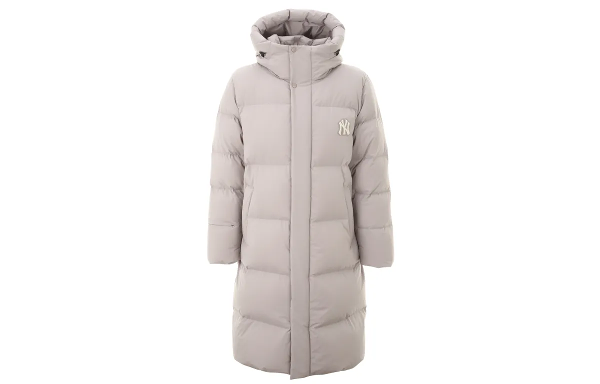 MLB New York Yankees Down Jackets Unisex Beige Hooded Moderate Other