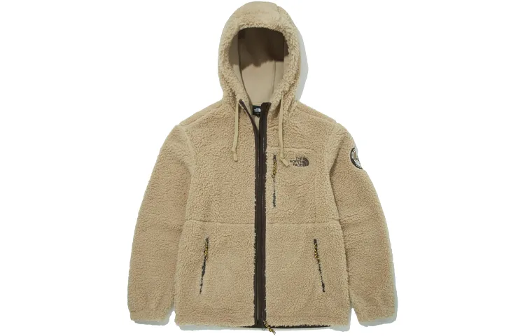 THE NORTH FACE Velvet Jackets Unisex Khaki Hooded Moderate Other