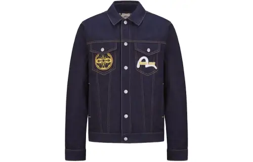 EVISU Denim Jacket Men's Dark Blue