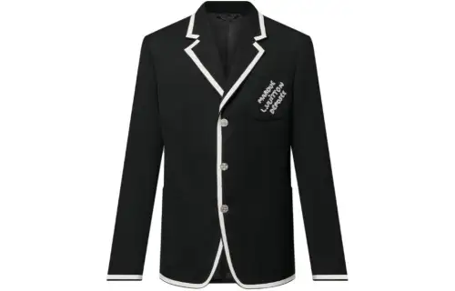 LOUIS VUITTON SS24 Business Suit Coat Men's Black