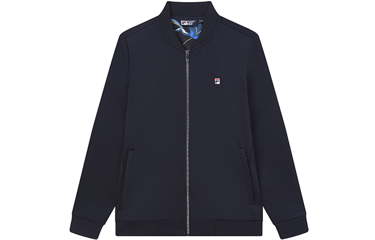 Мужская куртка Fila Knit Bomber (синяя)