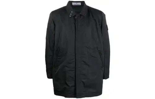 STONE ISLAND Logo-patch Jacket