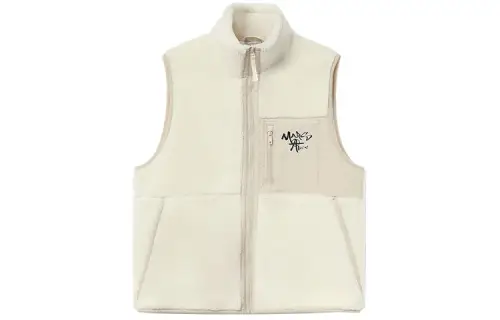 Li Ning CF Vests Unisex White Stand Collar Moderate Other