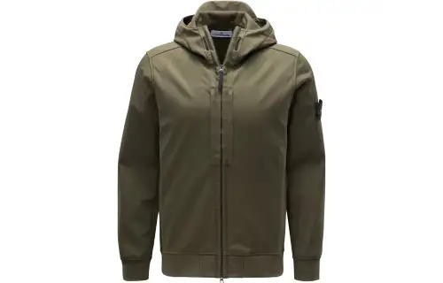 STONE ISLAND Zip-Up Drawstring Jacket