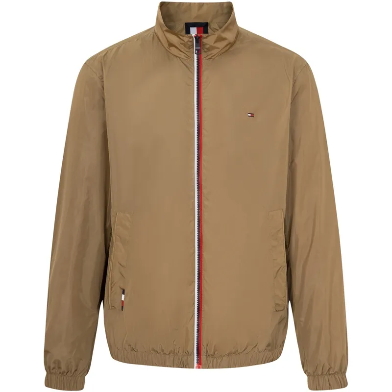 Tommy Hilfiger Jackets Men's Khaki Stand Collar Moderate Other