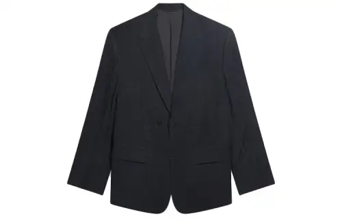 Balenciaga Business Suit Coat Loose Fit Men's Gray