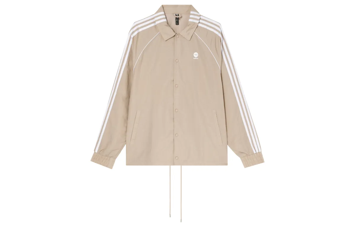 Adidas Jackets Men's Khaki Lapel Moderate Other
