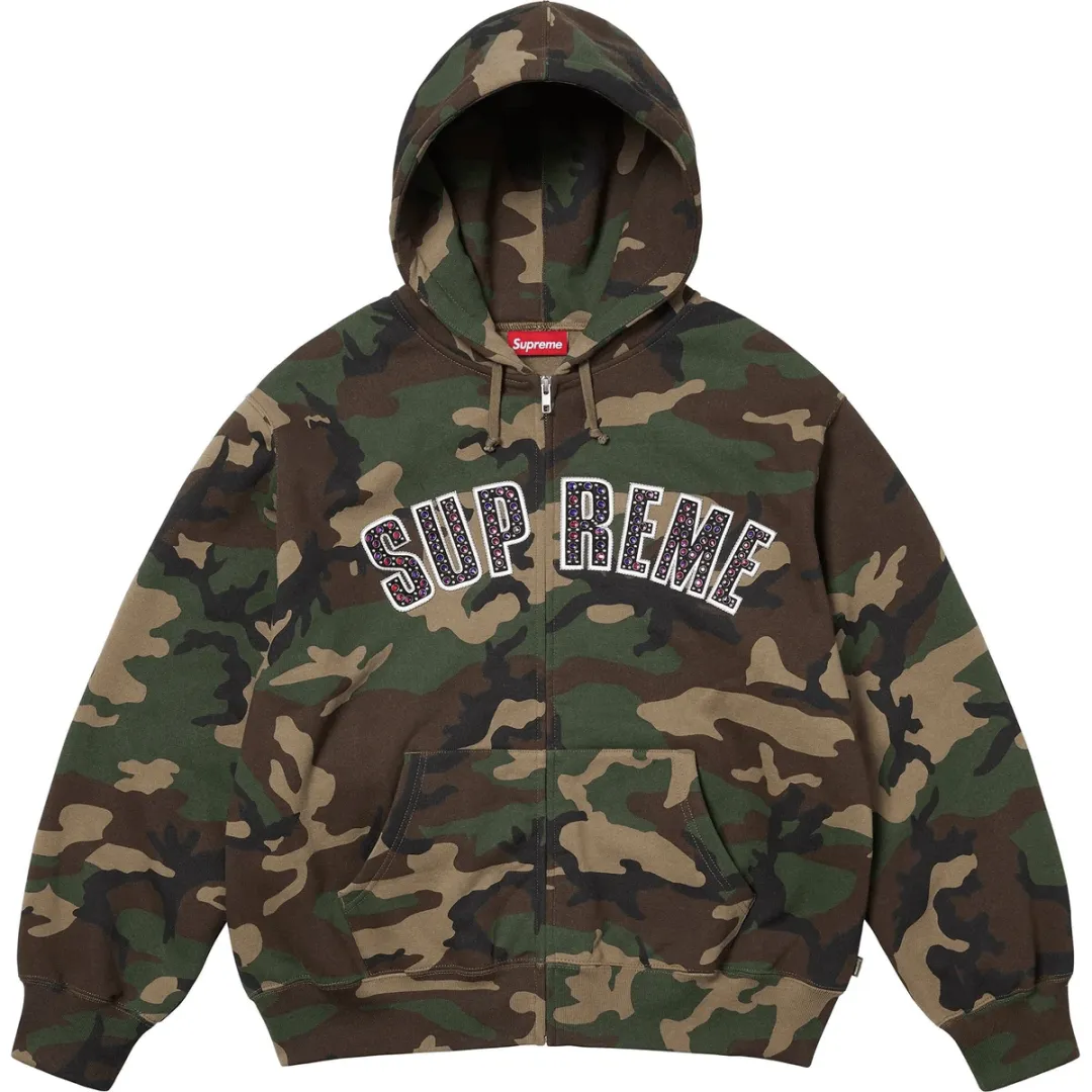 Supreme x B.B Simon® zip-up hoodie