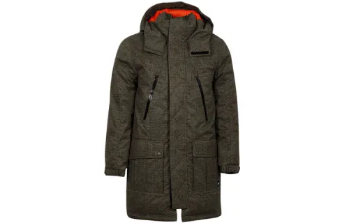 Converse Down Jackets Men's Olive Green Hooded Moderate Other